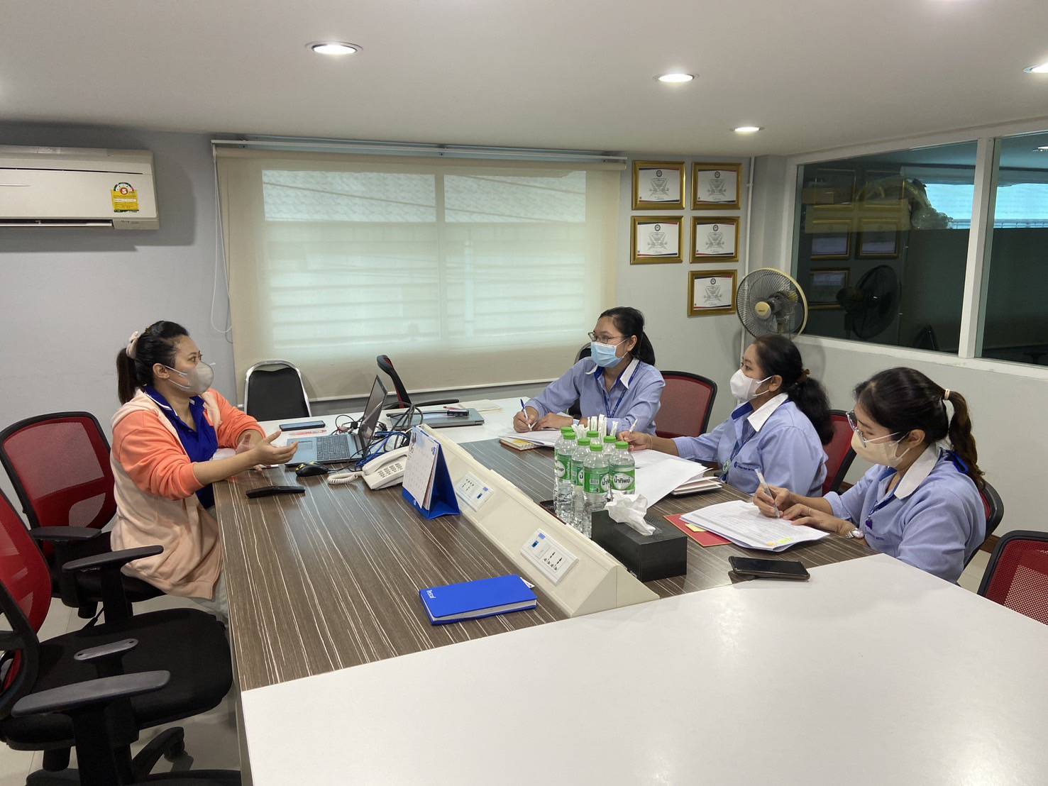 การต้อนรับลูกค้าบริษัท Chaio Pao Metal Co., Ltd. เข้าเยี่ยมชมห้องปฎิบัติการสอบเทียบ